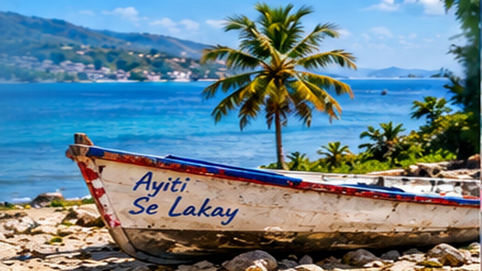 Coastal landscape in Haiti